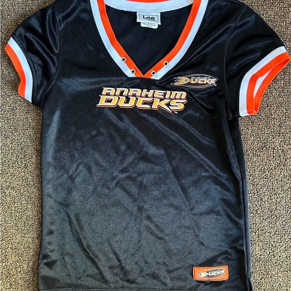 Lee Sport Black Tee with Orange and White Trim